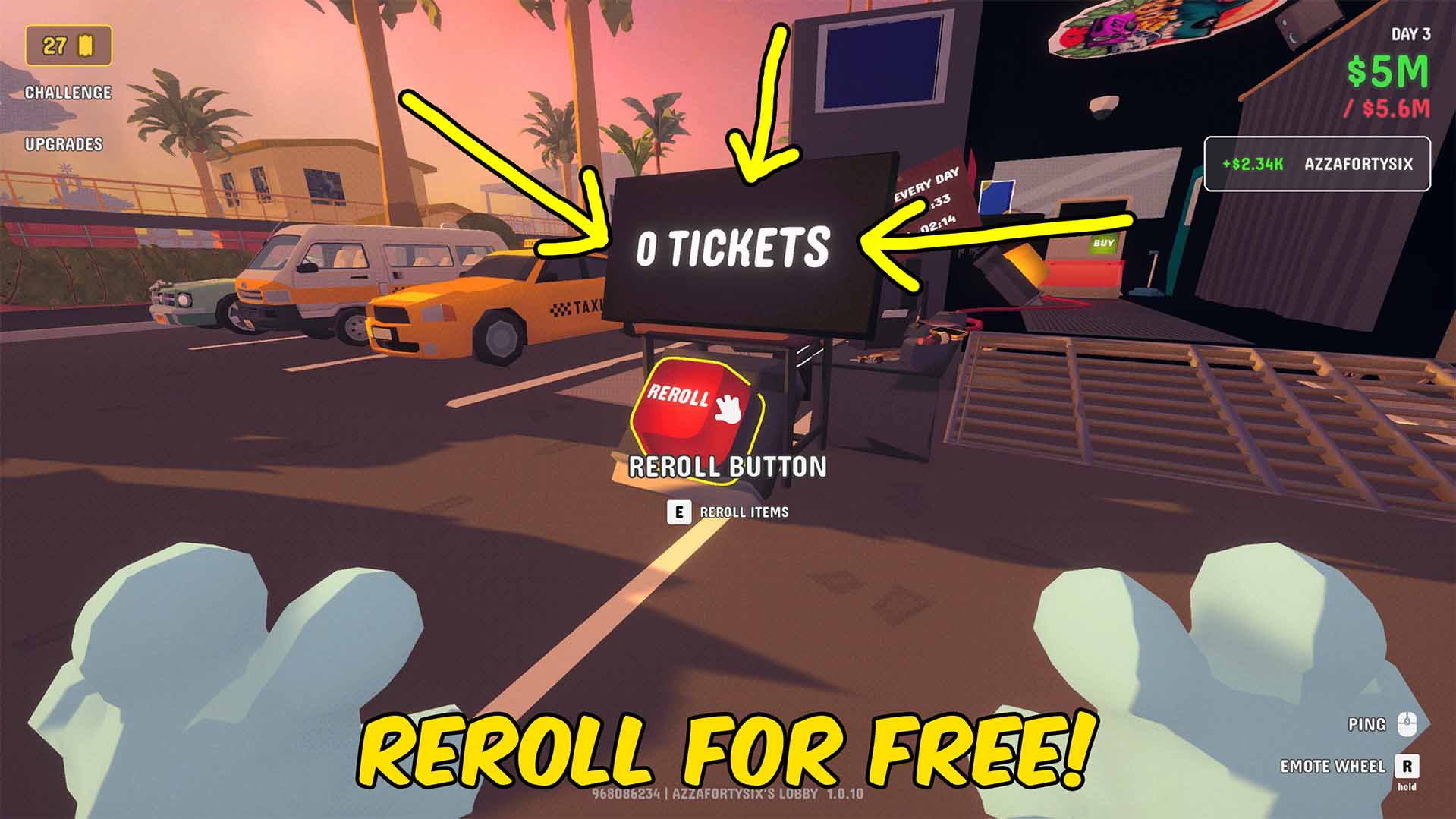 Gamble With Your Friends — Free Ticket Shop Rerolls (screenshot 2)